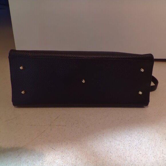 Italian DIVINA FIRENZE Leather Hand Bag - Black, Brand New W/Serial Numbers Tags - Picture 9 of 13